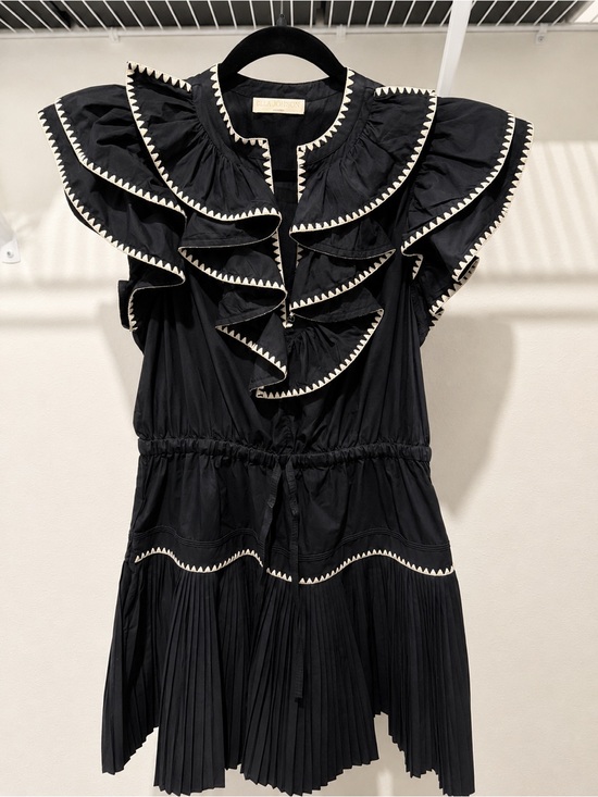 Ulla Johnson Dresses & Skirts - Ulla Johnson Black Dress with Cream Trim